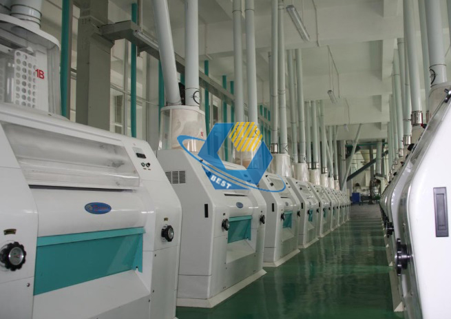 大型楼房式面粉成套设备(图1)